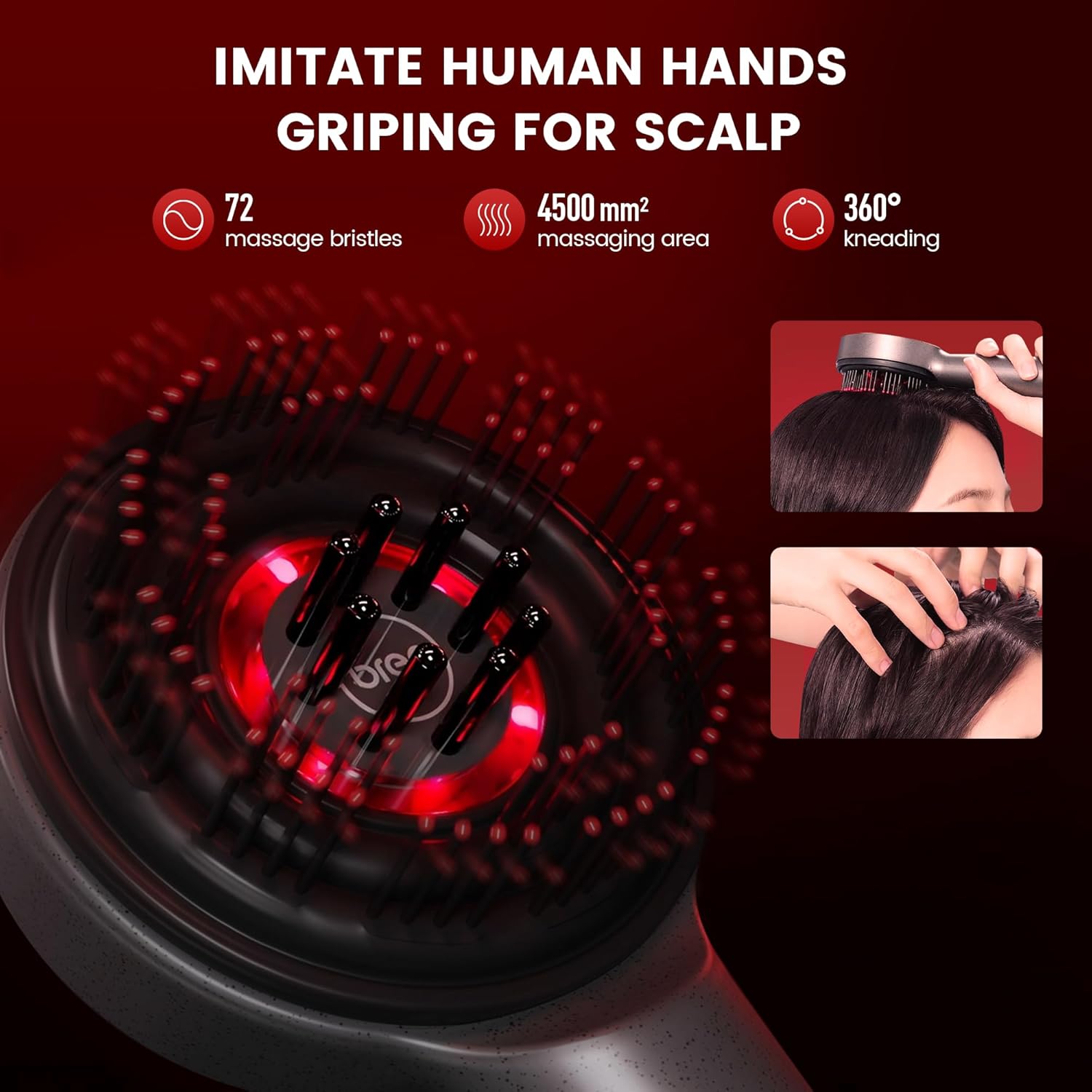 Electric Scalp Massager Pro — Hair Fall Control & Stress Relief