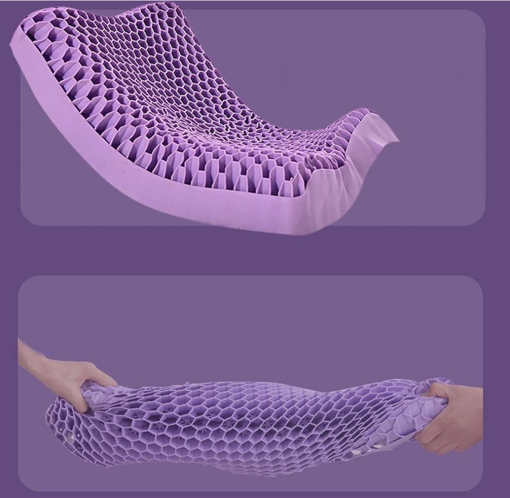 Honeycomb Gel Pillow — 3D TPE Cooling Pillow for Neck Support & Better Sleep
