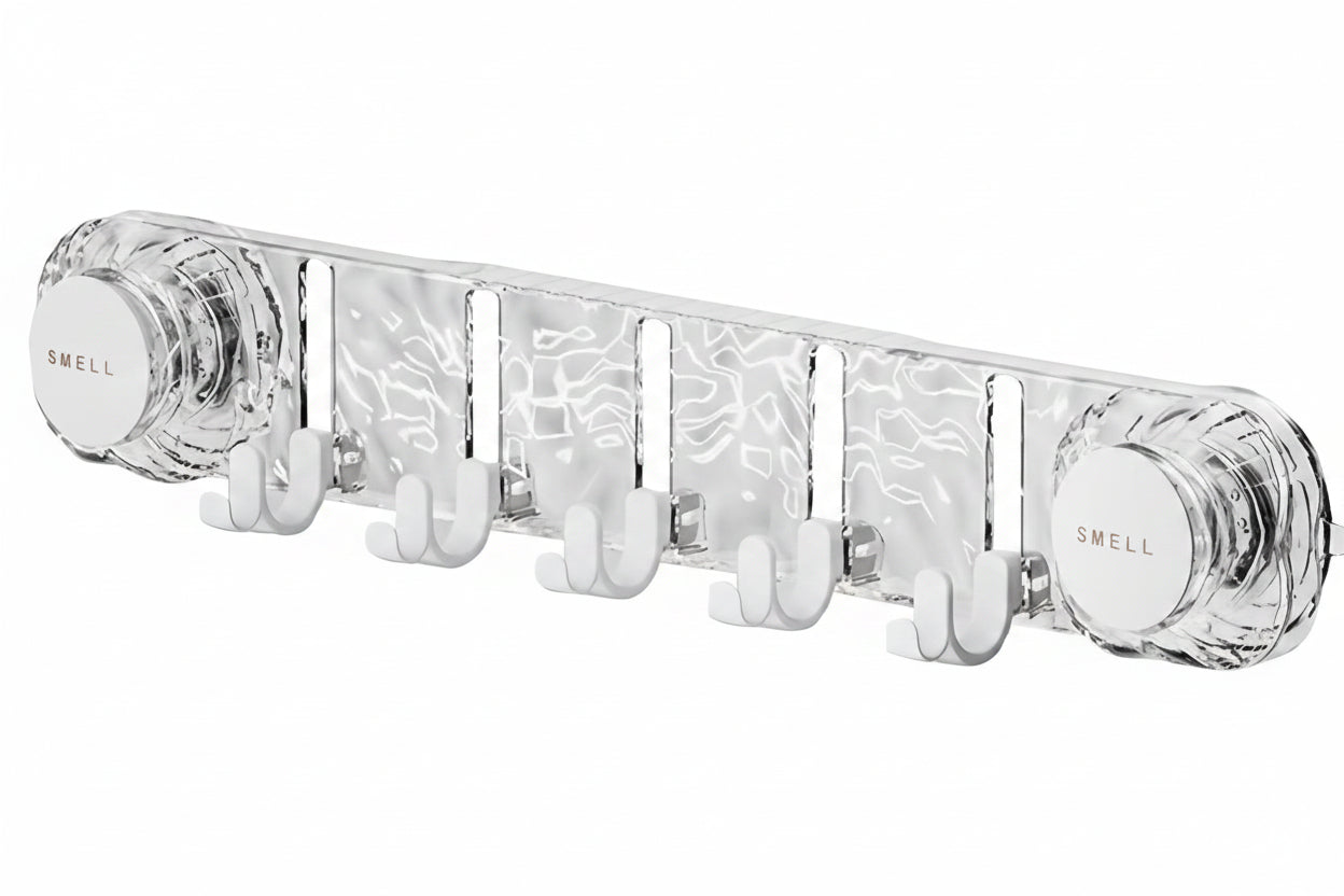 Heavy-Duty Wall-Mounted Suction Hooks — No Drilling, Holds Heavy Items, Waterproof