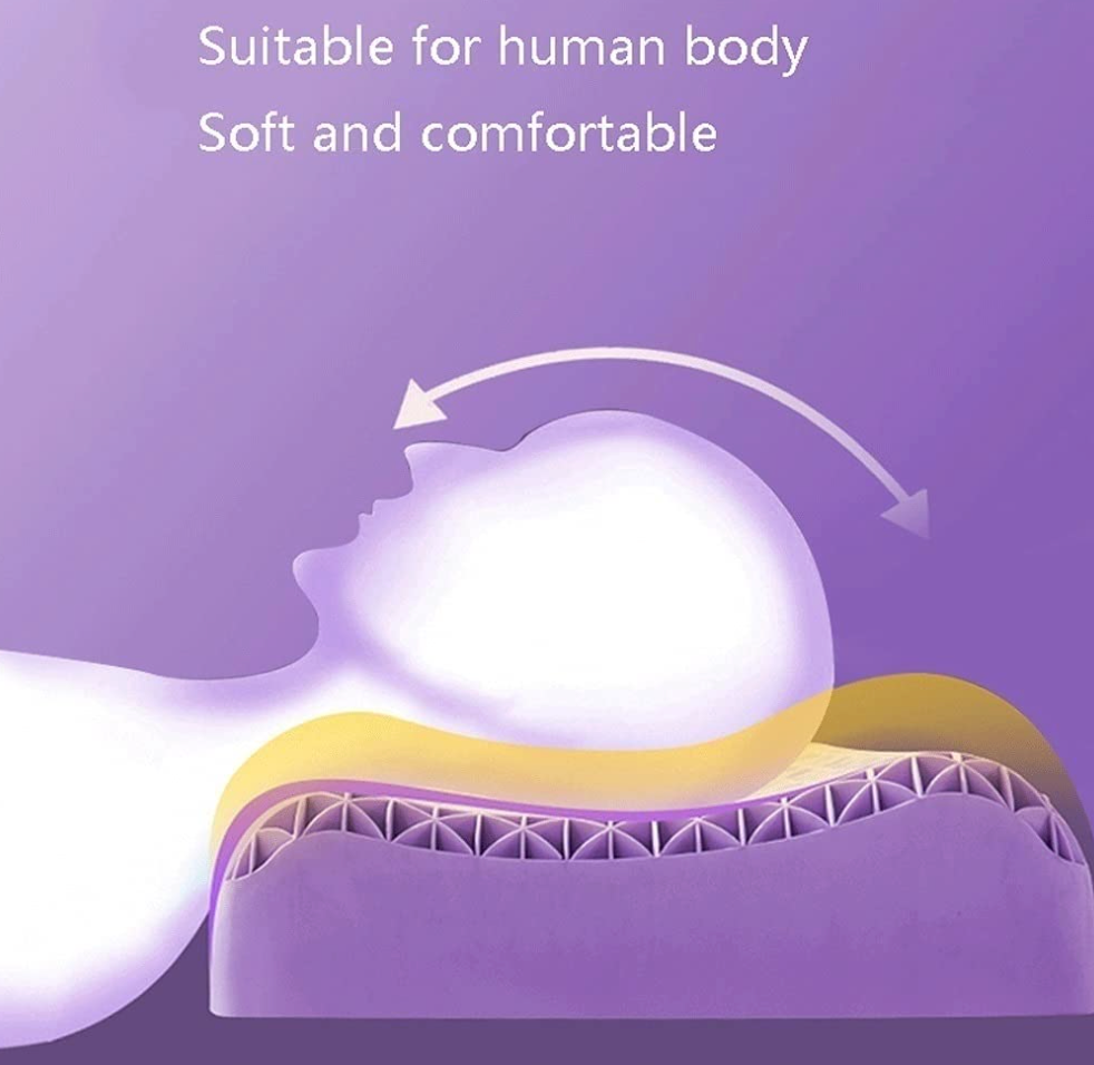 Honeycomb Gel Pillow — 3D TPE Cooling Pillow for Neck Support & Better Sleep