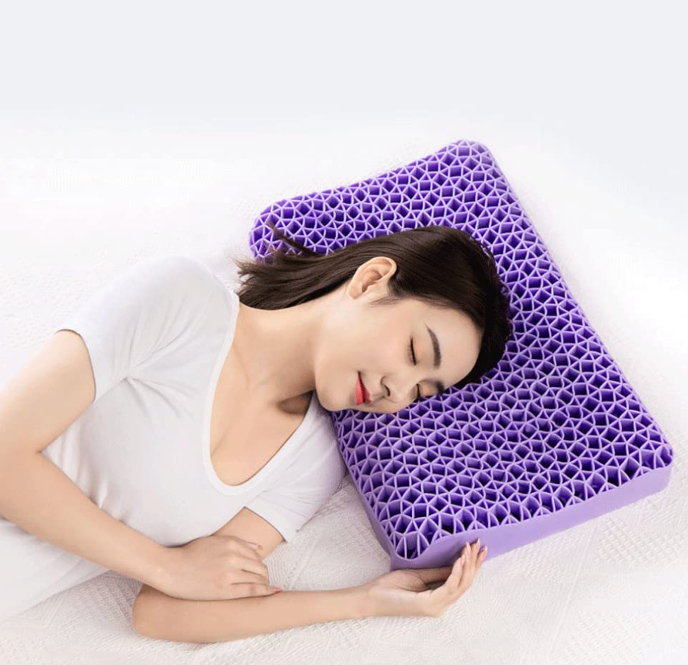 Honeycomb Gel Pillow — 3D TPE Cooling Pillow for Neck Support & Better Sleep