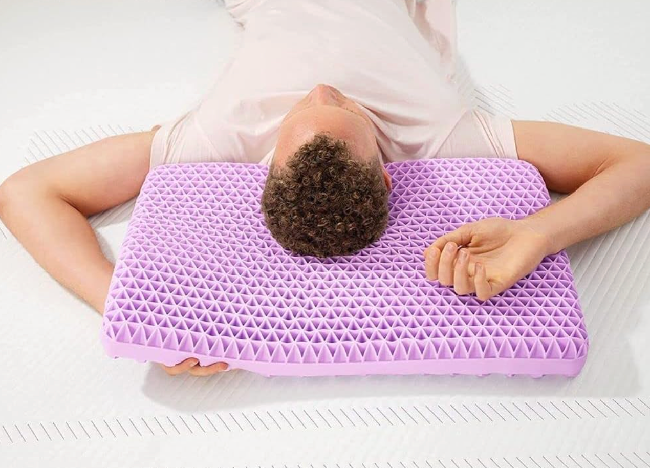 Honeycomb Gel Pillow — 3D TPE Cooling Pillow for Neck Support & Better Sleep
