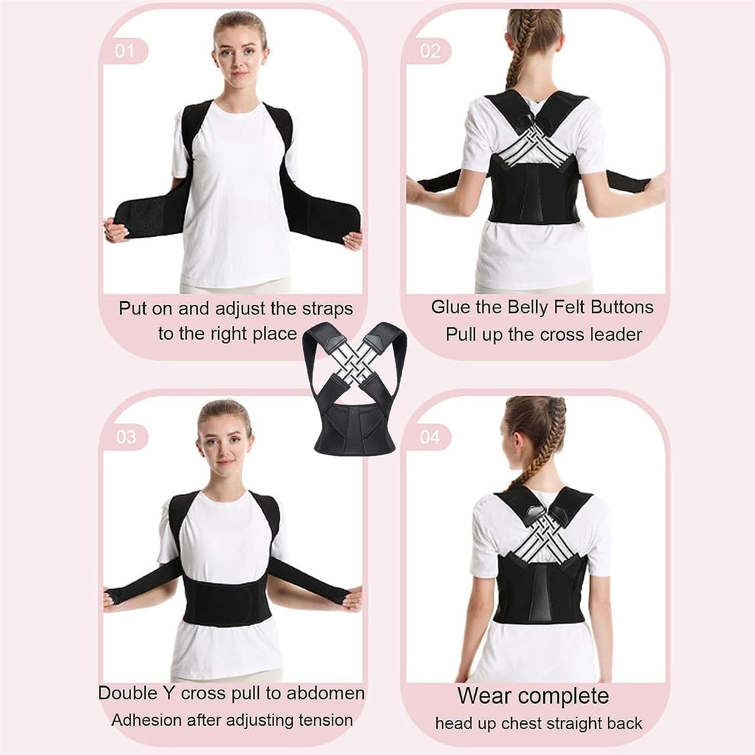 Posture Corrector Belt — Kamar Seedhi Karo, Dard Bhagao!