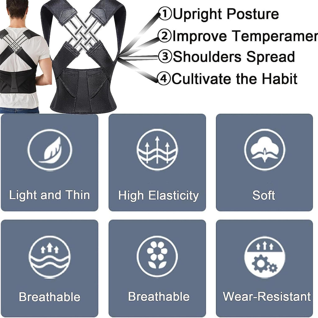 Posture Corrector Belt — Kamar Seedhi Karo, Dard Bhagao!