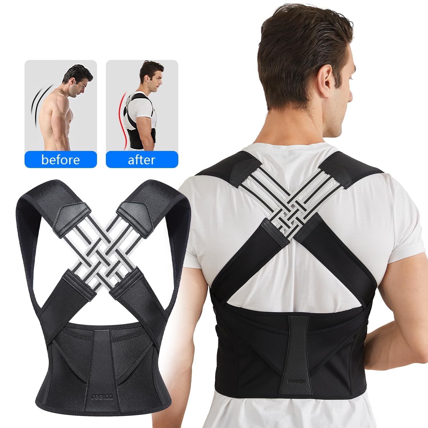 Posture Corrector Belt — Kamar Seedhi Karo, Dard Bhagao!