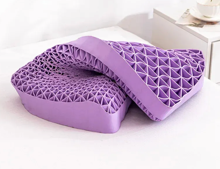 Honeycomb Gel Pillow — 3D TPE Cooling Pillow for Neck Support & Better Sleep