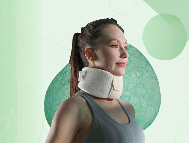 Breathable Neck Support Brace — Cervical Pain Relief & Posture Stabiliser