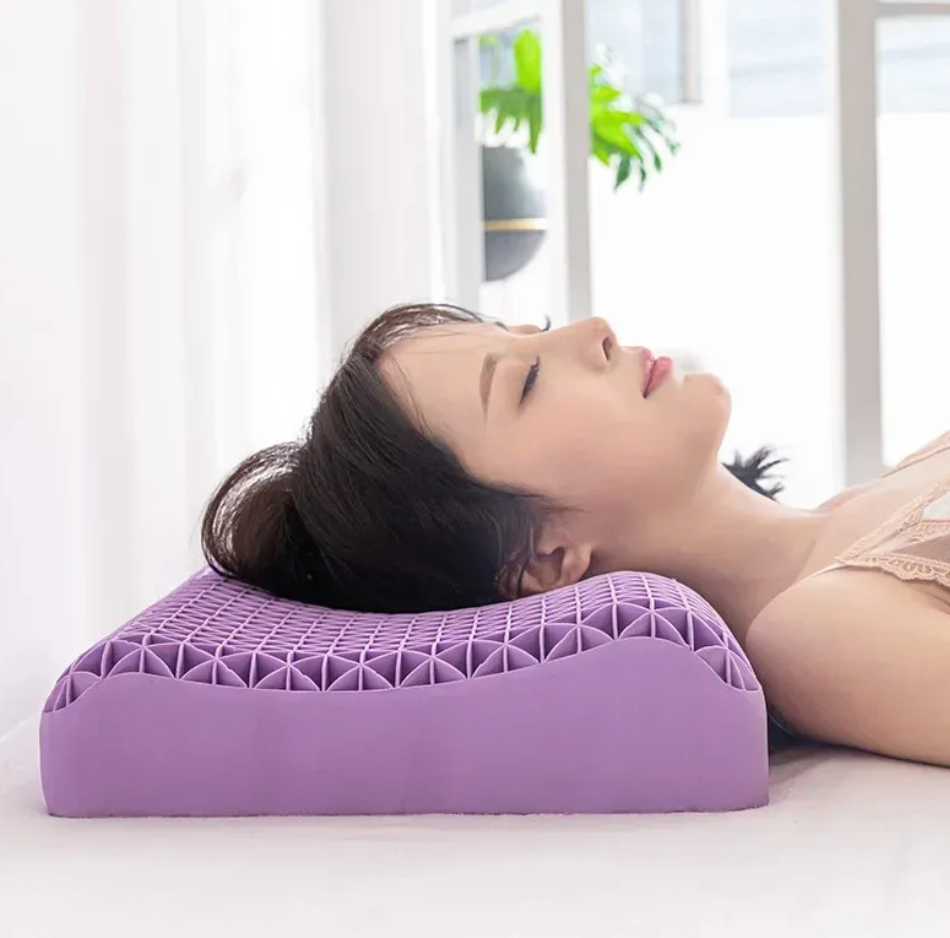 Honeycomb Gel Pillow — 3D TPE Cooling Pillow for Neck Support & Better Sleep