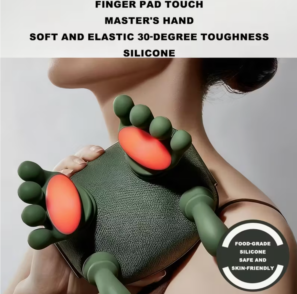 Deep Tissue Heat Massager – Neck & Back Pain Relief