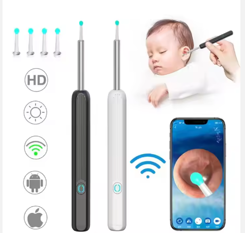 HD Wireless Ear Wax Removal Camera – See & Clean Safely