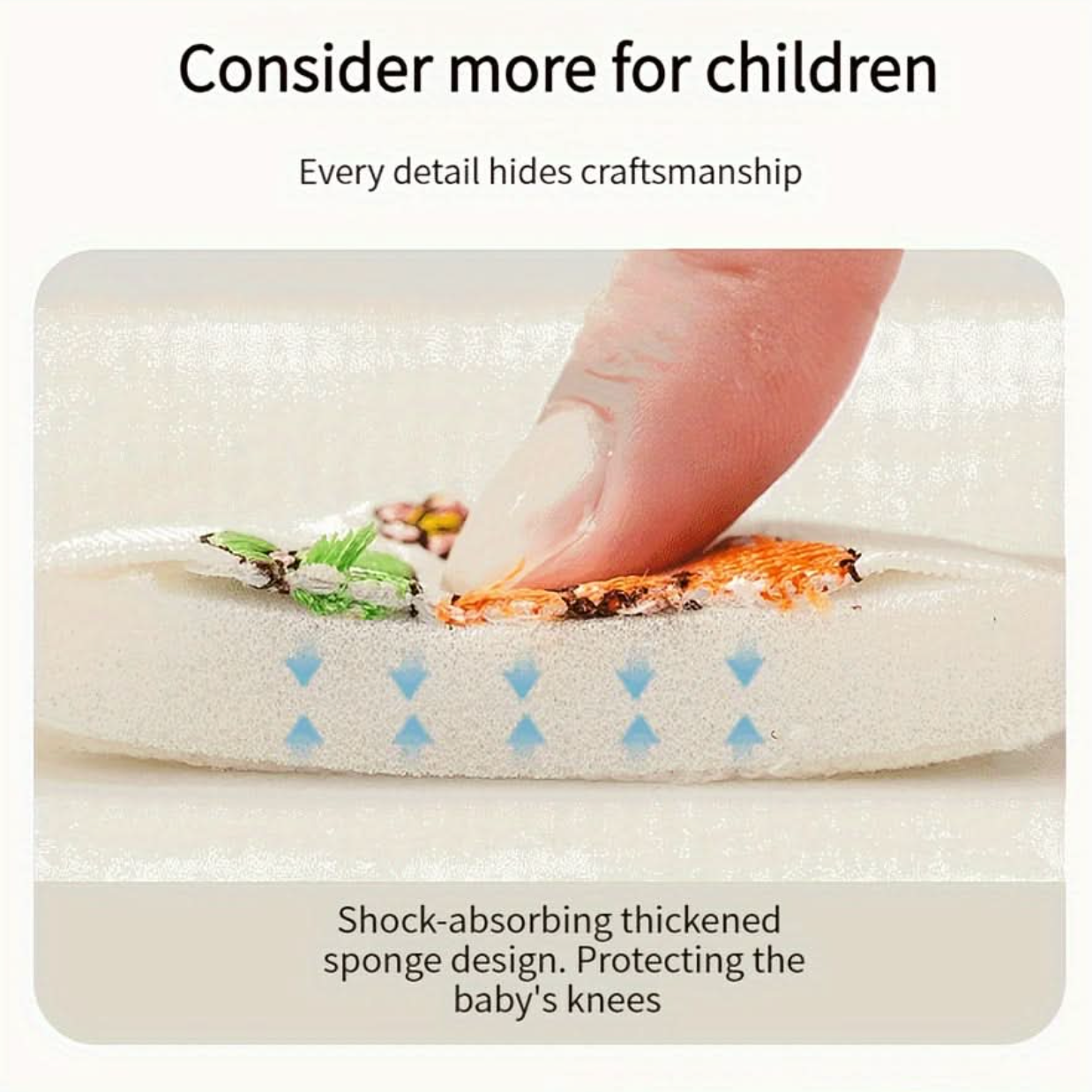 Baby Knee Pads with Cute Animal Embroidery – Safe Crawling, Happy Baby