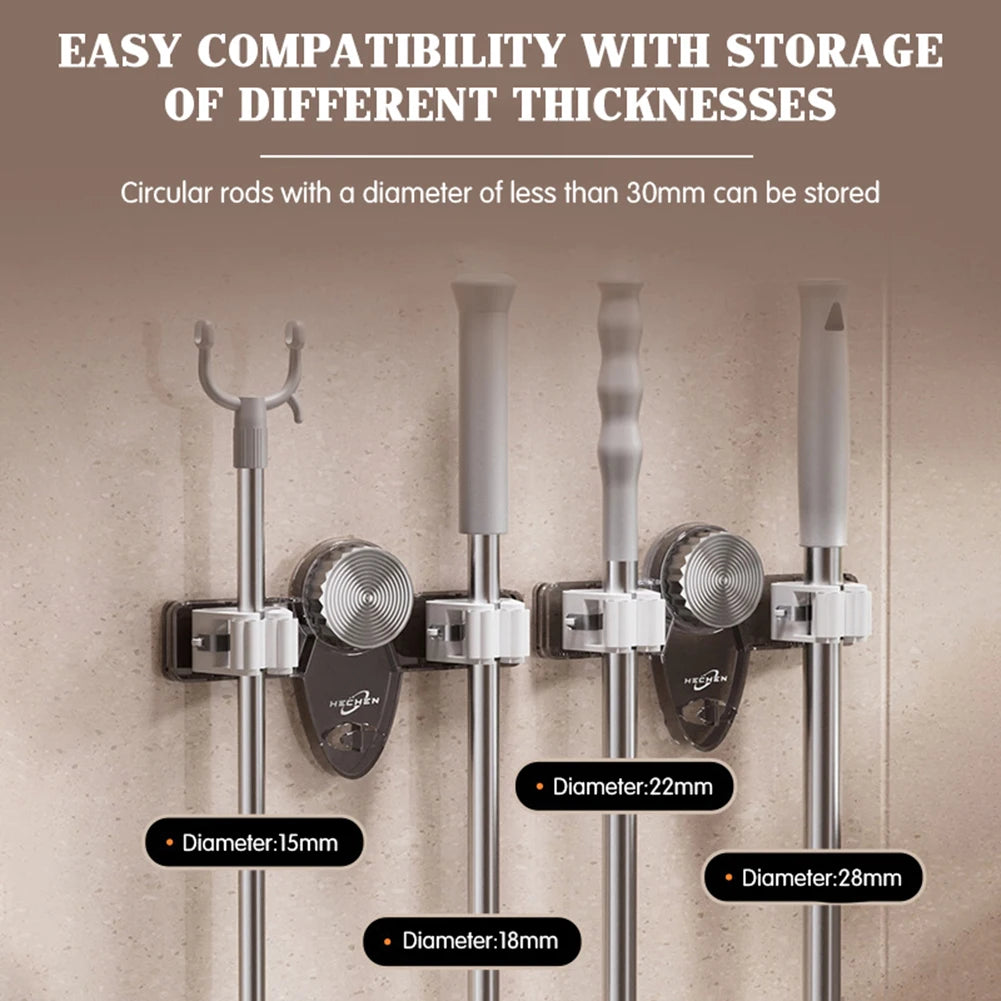 Wall Mount Mop Grippers – Smart Storage for Every Home