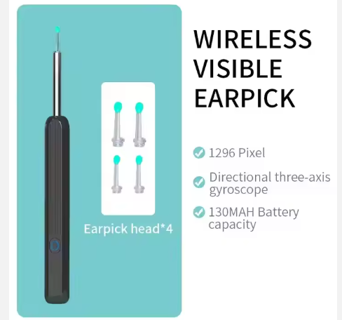 HD Wireless Ear Wax Removal Camera – See & Clean Safely